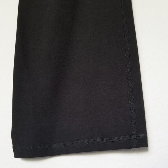 NEW Eileen Fisher Organic Cotton Stretch Jersey V Waist Slim Flared Pull On Pant - Picture 12 of 14